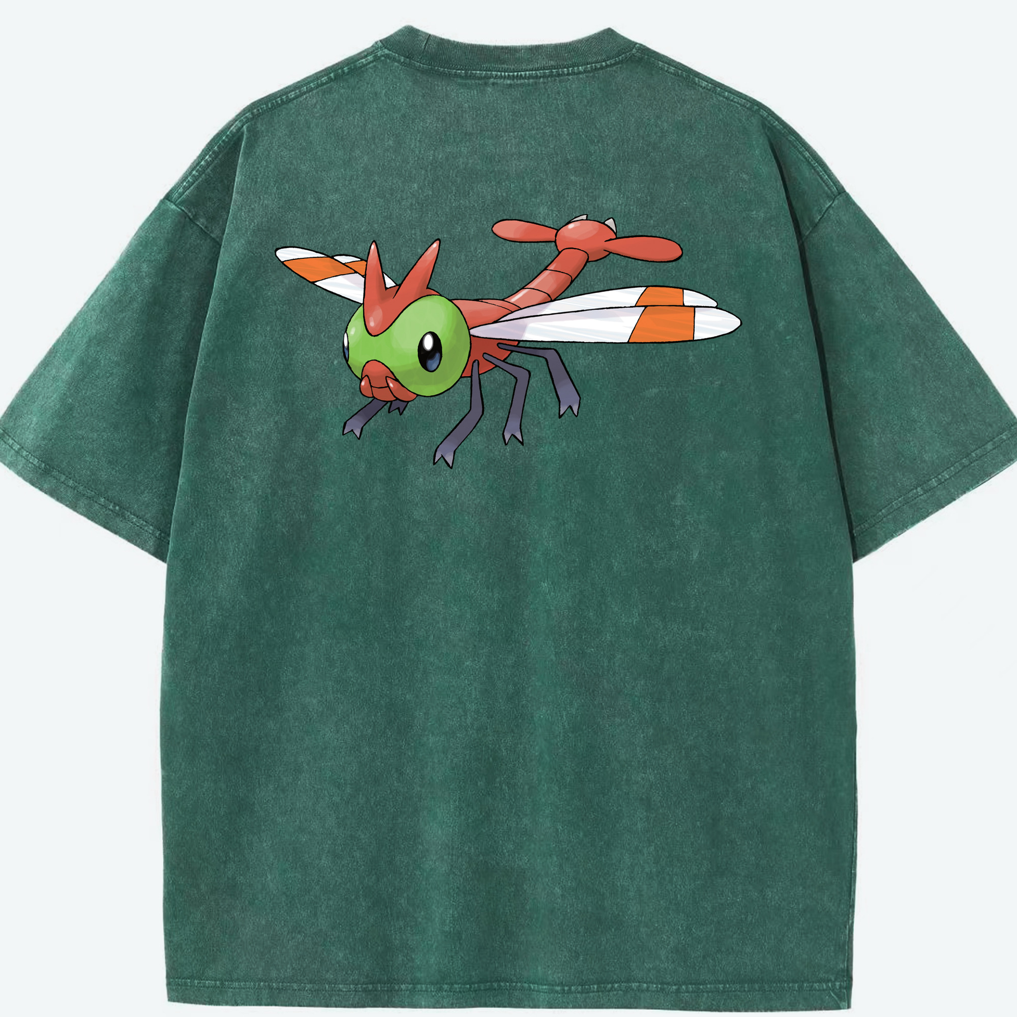 （画像用） ポケットモンスター Pokémon 綿100% ヴィンテージ風 半袖Tシャツ（背面プリント）